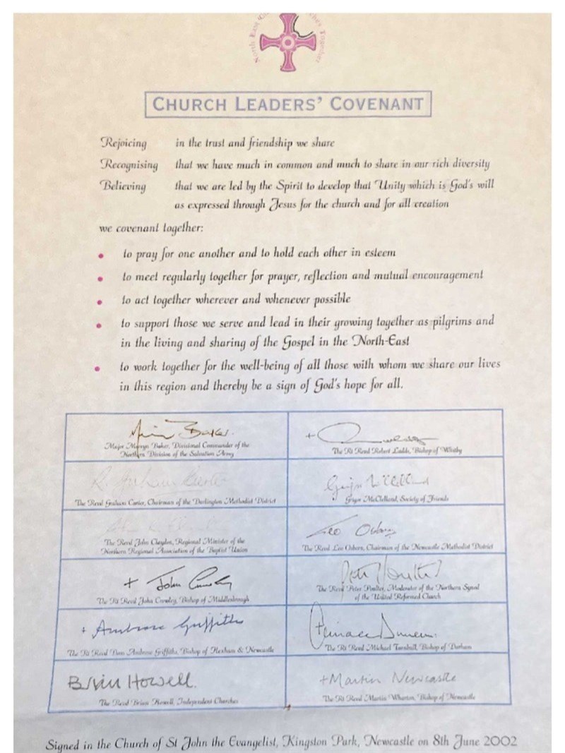 Church Leader Covenant NECCT 2